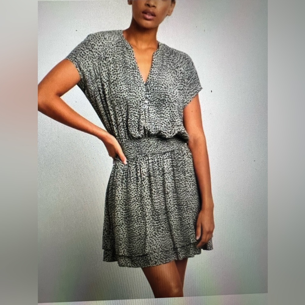 Rails Karla Olive Lynx, leopard dress